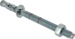 Goujon ancrage - M10 x 70 mm - Acier �lectrozingu� - Lot de 10 - Bizline 720197