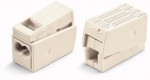 Borne pour luminaires - Wago - 2 conducteurs - 2.5 mm� - Blanc
