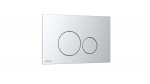 Plaque de commande Duo - Pour b�ti-support autoportant Concerto 2 - Chrom� - Alterna K5230-K-EWS6
