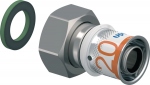 Raccord � sertir - Ecrou libre femelle - S-Press PLUS - 20 vers 3/4 - Uponor 1070605