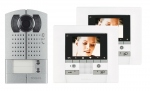 .Kit vid�o couleur Polyx Memory platine saillie 2 appels