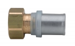 Raccord droit - Femelle - Ecrou libre - Pour tube multicouche - 20 vers 3/4 - Lot de 5 - Altech 4434908