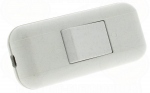 Interrupteur  bascule bi-polaire blanc touche blanche
