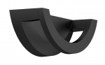 Applique - Aric CURVA - 10W - 3000K - 50D - Noir - Aric 51523