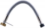 Flexible gaz - Inox - Butane et Propane - Ecrou bouteille-�crou 20 x 150 - 70 cm  - Banides et Debeaurain