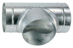 T de ventilation - Egal - Diamtre 100 mm - Atlantic 523994