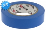 Ruban adh�sif �lectricien bleu en rouleau de 10 m�tres Lot de 8