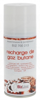 Recharge gaz butane pour fer � souder � gaz