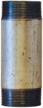 Mamelon - 530 - Tube soud - Filetage conique - Longueur 150 mm - En galva - 12 x 17 - Afy 530012150G