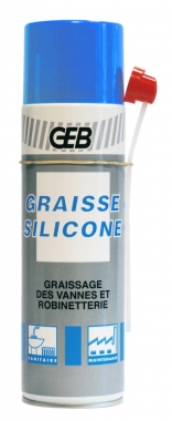 Graisse silicone pour robinetterie - Arosol de 650 ml - Geb