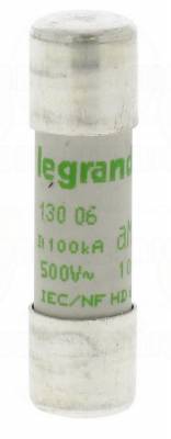 Fusible cartouche cylindrique - 10 x 38 - 6 Amp�res