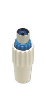 Fiche plastique m�le 9.52mm