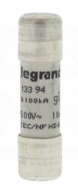 Fusible cartouche cylindrique - 10 x 38 - 0.5 Amp�res - Type gG HPC - Sans voyant