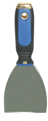 Couteau � enduire - Type am�ricain - Manche bi-mati�re - Inox - 125 mm - Novipro 3790