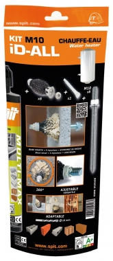 R�sine polyester - Spit iD-ALL - Chauffe eau - 8 scellements