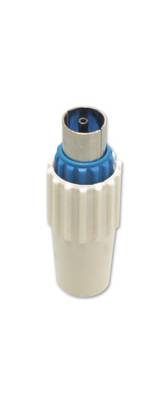 Fiche plastique m�le 9.52mm
