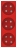 Prise de courant - 3 x 2P+T - 45D - Borne auto - D�trompage - Rouge - Schneider electric NU307103