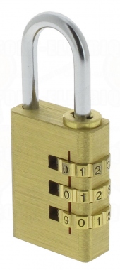 Cadenas de 30 mm en laiton � combinaison