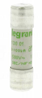 Fusible cartouche cylindrique - 10 x 38 - 1 Amp�re