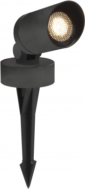 Projecteur � LED - Europole TUBE - Sur piquet - GU10 - Sans lampe - Noir - Europole 38180