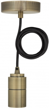 Luminaire suspendu - Bailey LYON - E27 - 1.5 M�tres - Alu Bronze - Bailey 141480