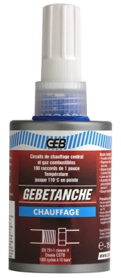 R�sine pour �tanch�it� chauffage - Geb GEBETANCHE - Flacon de 75 ml - Geb