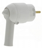 Fiche male 16A 2P+T en plastique � extraction facile