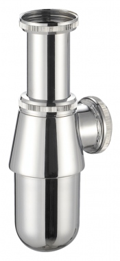 Siphon de lavabo - Laiton chrom� - 33 x 42 - Alterna A181-A