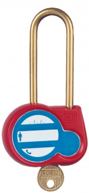 Cadenas de condamnation - 70 mm - Cl� identique 222 - Catu AL-230-S/222