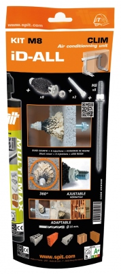 R�sine polyester - Spit iD-ALL - Climatiseur - 8 scellements