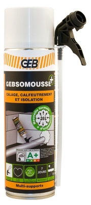 Mousse polyur�thane expansive - Geb GEBSOMOUSSE Plus - Bombe de 500 ml - Geb 813175