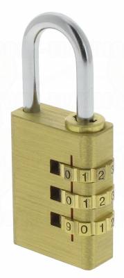 Cadenas de 30 mm en laiton � combinaison