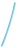 Gaine thermor�tractable bleue de 39 � 13 mm