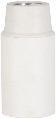 Douille Thermoplastique - E14 - Chemise lisse - Blanc - Bailey 141113