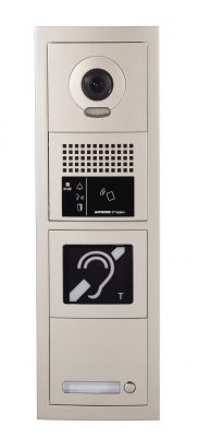 Platine de rue - Vid�o - Modulaire - 1 Bouton - Aiphone GTBVH1P
