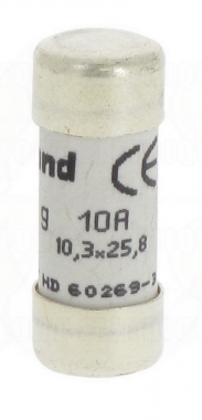 Fusible cartouche cylindrique - 10.3 x 25.8 mm - 10 Amp�res