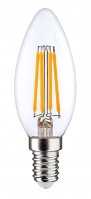 Ampoule  LED - E14 - 4W - 2700K - Filament - C35 - ARIC 20055