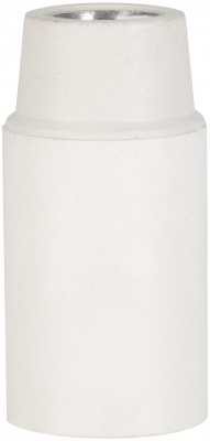 Douille Thermoplastique - E14 - Chemise lisse - Blanc - Bailey 141113