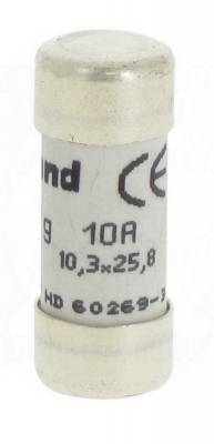 Fusible cartouche cylindrique - 10.3 x 25.8 mm - 10 Amp�res