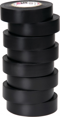 Ruban isolation et de rep�rage �lectrique - 19 mm x 20 m�tres - Lot de 8 - Bizline 350070