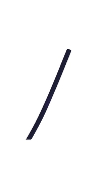 Gaine thermor�tractable noire de 30 � 8 mm paroi �paisse