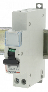 Disjoncteur 2A 6kA courbe C phase neutre Legrand DX3
