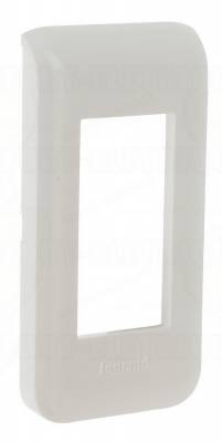 Enjoliveur 1 module Legrand Mosaic Blanc