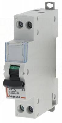 Disjoncteur 16A 4.5kA courbe C phase neutre Legrand DNX3 � vis