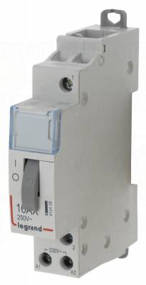 T�l�rupteur Legrand CX3 16A 1 contact NF bobine 230 Volts - A vis