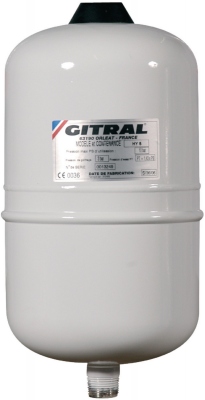 Vase d'expansion sanitaire - HYDROCHAUD - 8 litres - Gitral HY8