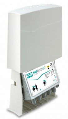 Kit Pr�amplificateur - 2 entr�es r�glables - Avec alimentation - Fracarro MAP3RFM+3U700K