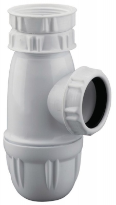 Siphon �vier - Blanc - R�glable - NF - Sortie 40 mm - Altech 75030000134
