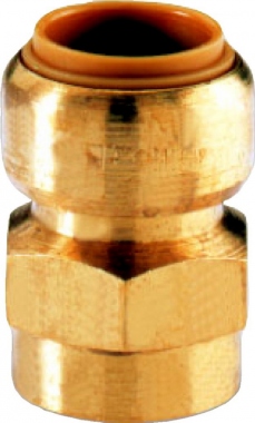 Manchon instantan� - Tube Cuivre - Femelle 14 mm / Femelle � visser 12 x 17 mm - Comap Tectite