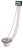 Bonde plastique - Evier gr�s - Avec trop plein 1 cuve - Diam�tre 60 mm - A bouchon - nf - Altech 85260000034